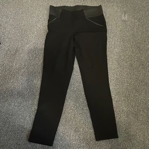 Black trouser leggings express
